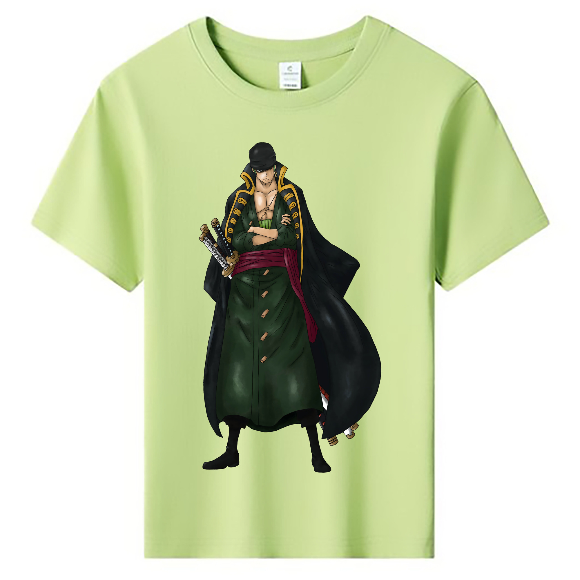 ワンピース ロロノア・ゾロ ONE PIECE Roronoa Zoro 綿100％キッズTシャツ（フロントプリント）